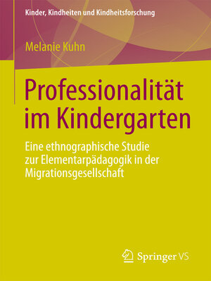 cover image of Professionalität im Kindergarten